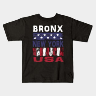 Bronx New York USA T-Shirt Kids T-Shirt